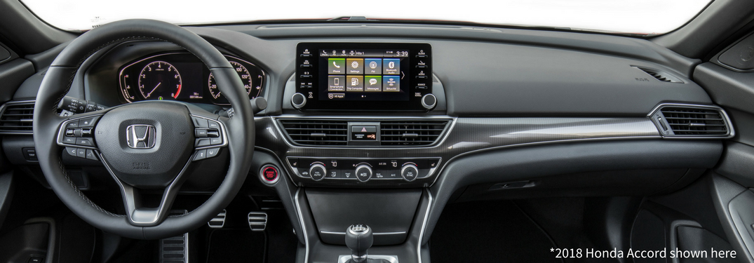 2018 Honda Accord Touring front interior