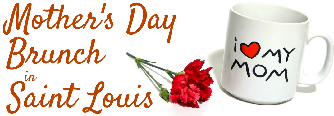 Mother's Day Brunch in Saint Louis next to a flower and coffee mug