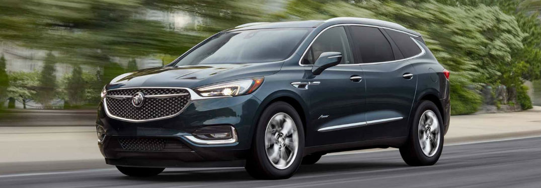 2018 Buick Enclave driving on a road