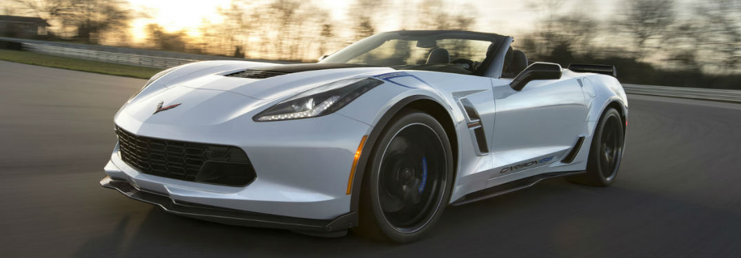 2018 Chevy Corvette driving on a road