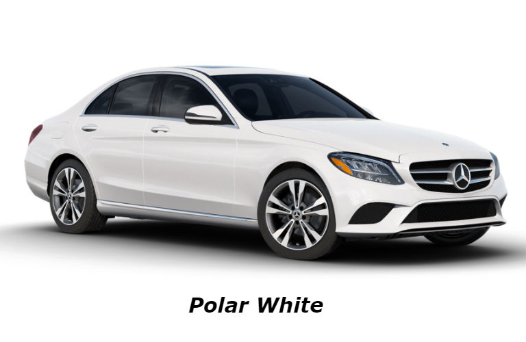 Mercedes Benz C Class Sedan Polar White Mercedes Benz Of Wilmington