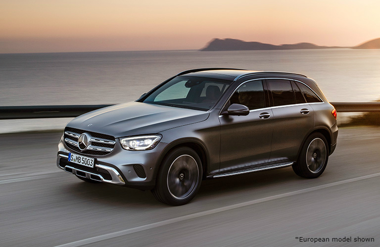 2020 Mercedes-Benz GLC-Class driving on a road