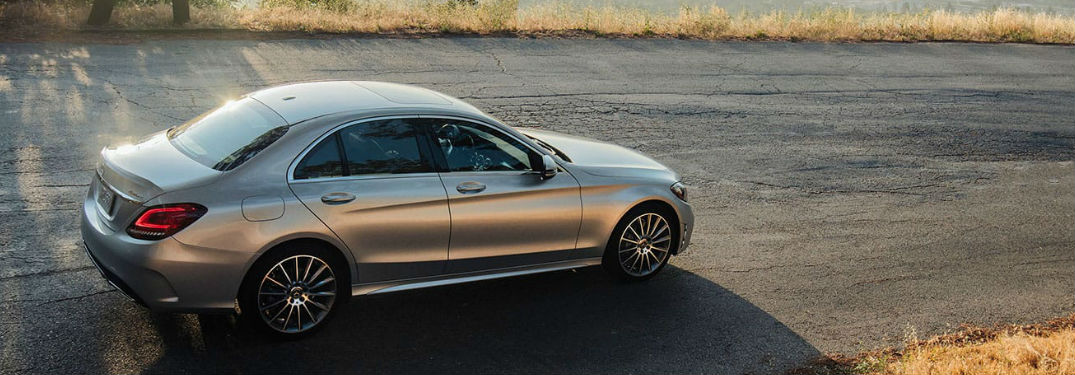 2020 Mercedes-Benz C-Class driving on a road