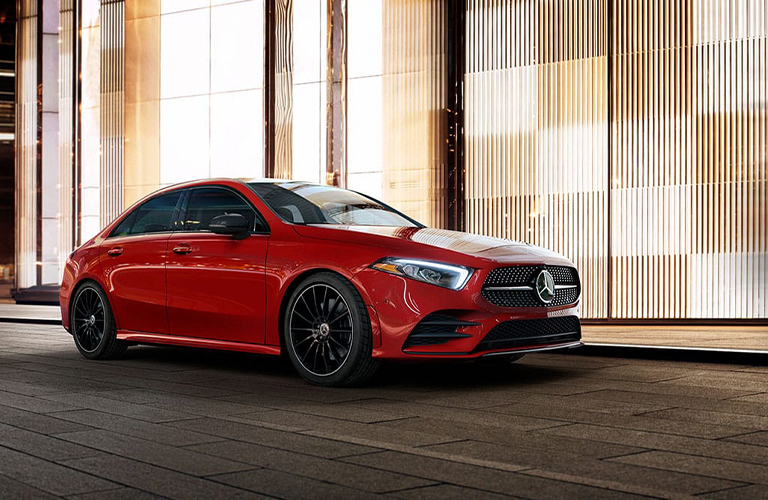 2020 Mercedes-Benz A-Class driving on a road
