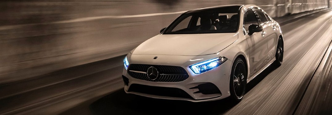 2020 Mercedes-Benz A-Class driving on a road