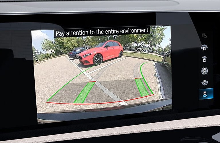 2020 Mercedes-Benz A-Class rearview camera screen
