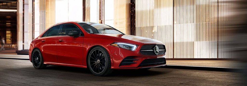 2021 Mercedes-Benz A-Class parked on a street