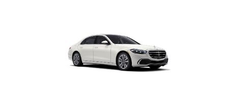 2021 Mercedes-Benz S-Class designo diamond white metallic