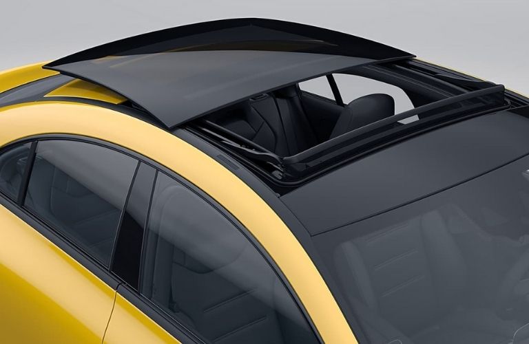 2021 Mercedes CLA rooftop