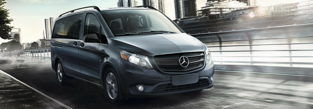 2018 Mercedes-Benz Metris van in blue-gray