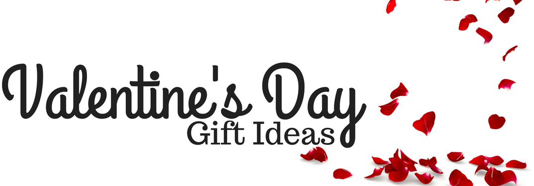 Valentine's Day Gift Ideas and rose petals