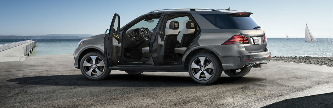 2018 Mercedes-Benz GLE SUV with doors open