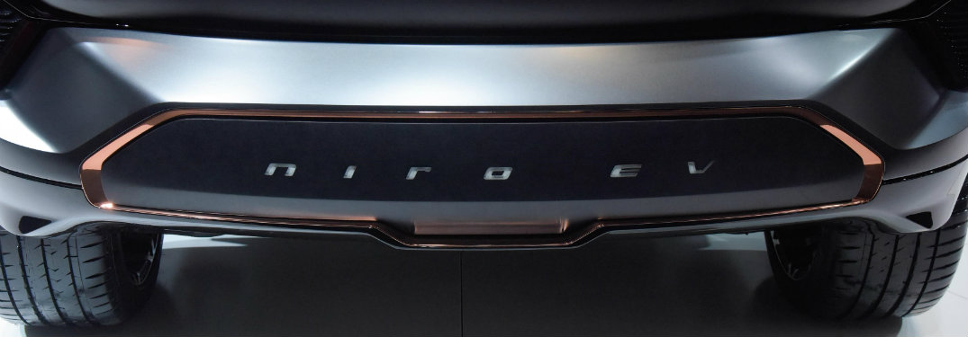 Kia Niro EV Concept rear bumper branding