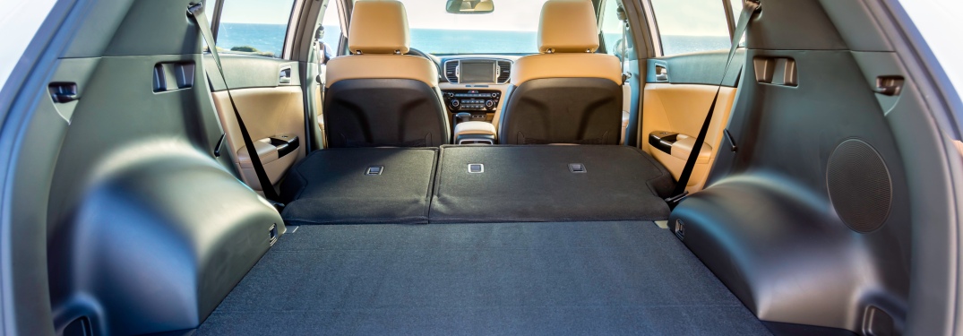 Open trunk space in the 2019 Kia Sportage