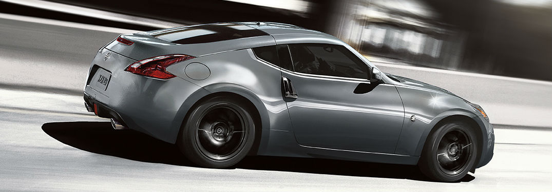2018 Nissan 370Z driving fast on a road