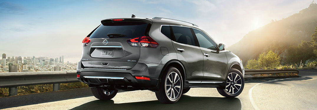 2018 Nissan Rogue driving on road