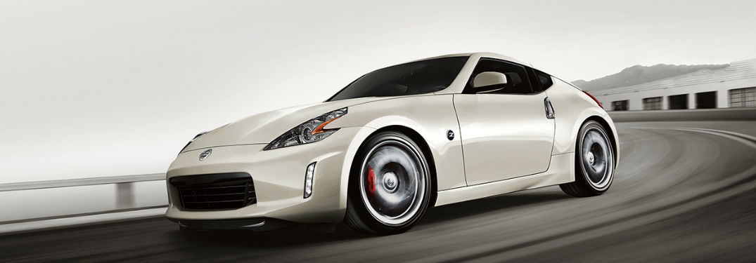 2018 Nissan 370Z driving on racetrack