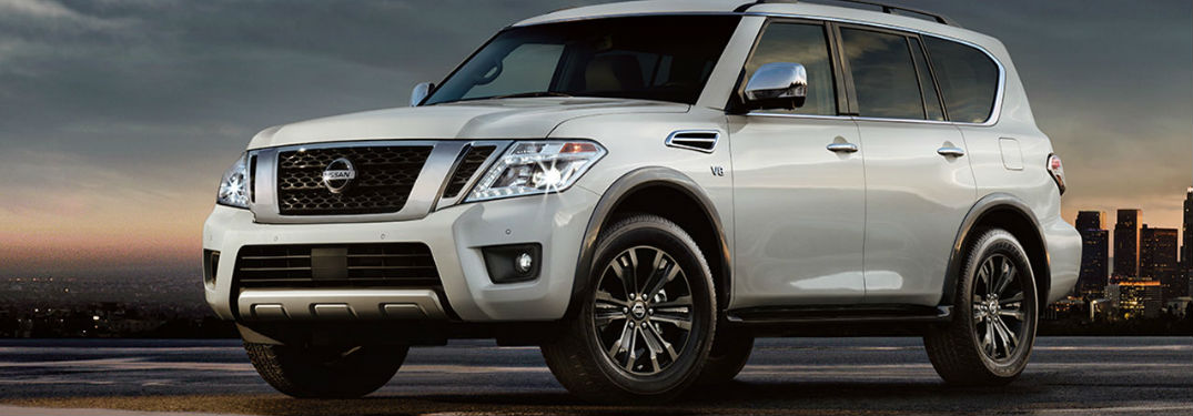 2018 Nissan Armada front and side profile