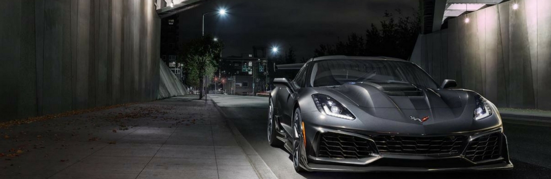 2019 Chevrolet Corvette parked in tunnel.