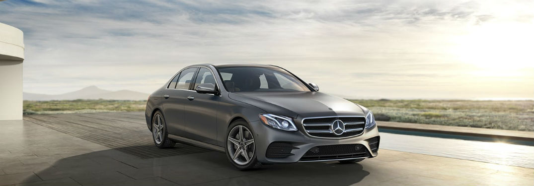 2020 MB E Class sedan front fascia passenger side
