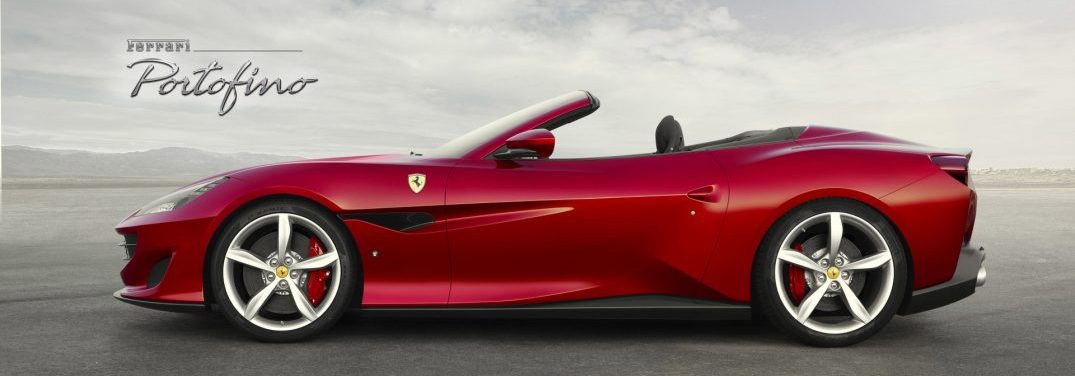 profile view of the ferrari portofino