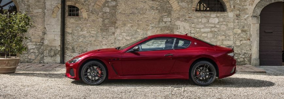 profile view of the 2018 Maserati GranTurismo MC