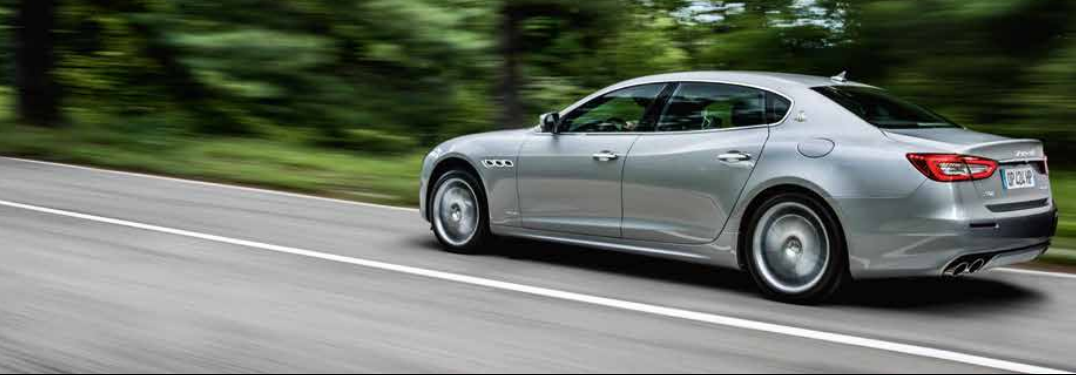 2018 Maserati Quattroporte driving on a country road