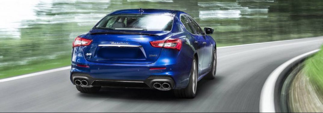 rear view of the 2018 Maserati Ghibli
