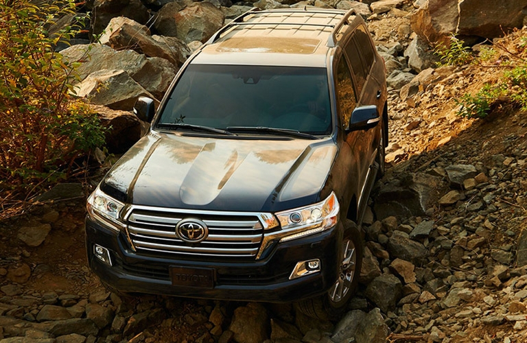 2018 Toyota Land Cruiser driving on terrain