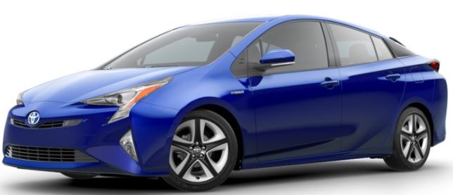 2018 Toyota Prius Blue Crush Metallic