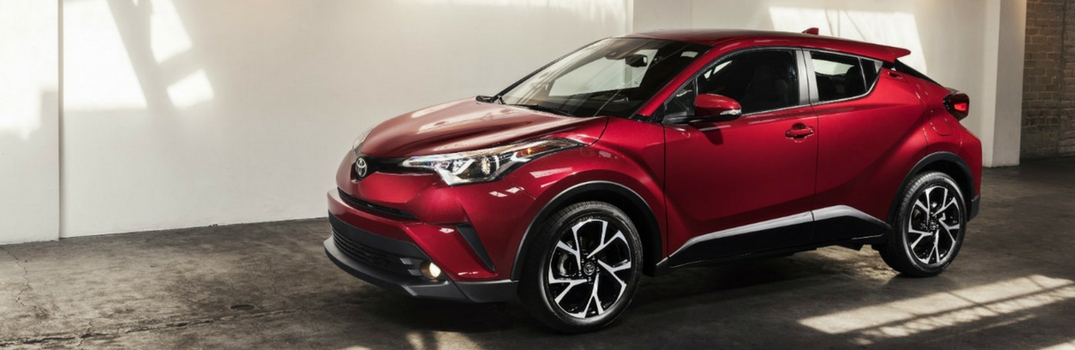 2018 Toyota C-HR parked in a room.
