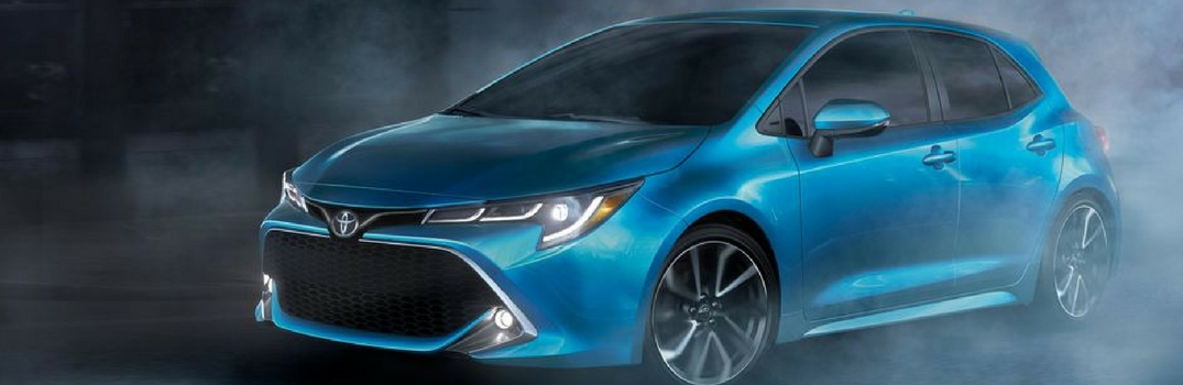 2019 Toyota Corolla Hatchback parked outside