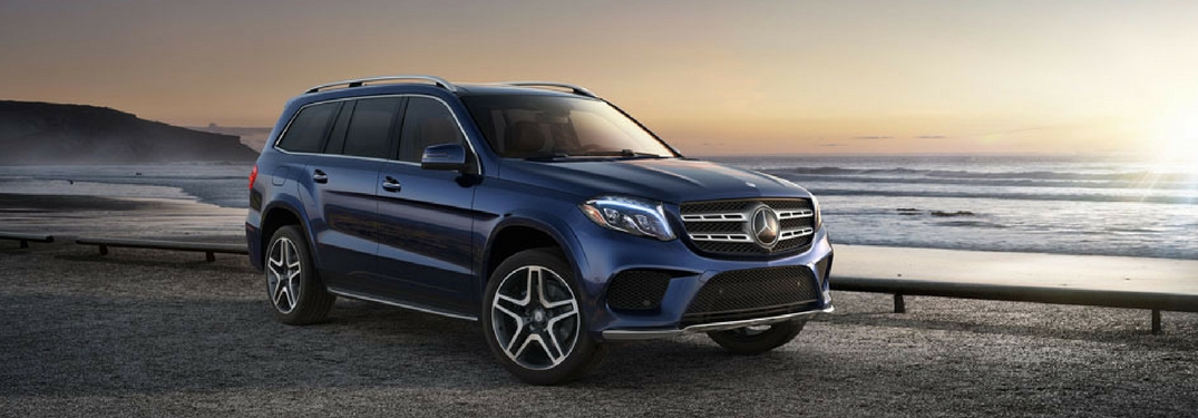 2018 Mercedes-Benz GLS 450 parked by a beach