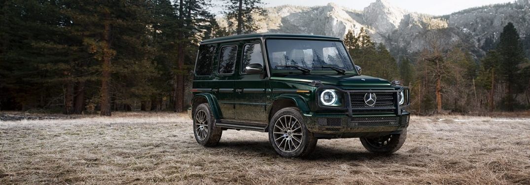 2020 Mercedes-Benz G-Class in front of mountain