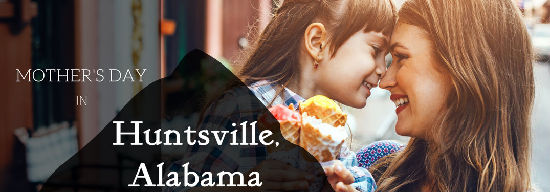 mother's day in huntsville al, mother and daughter eating ice cream