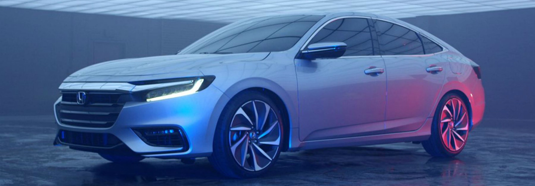 Left side view of the upcoming 2019 Honda Insight Prototype