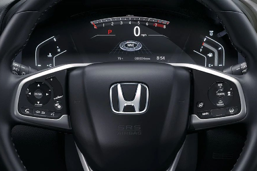 2020 CR-V steering wheel and gauge display