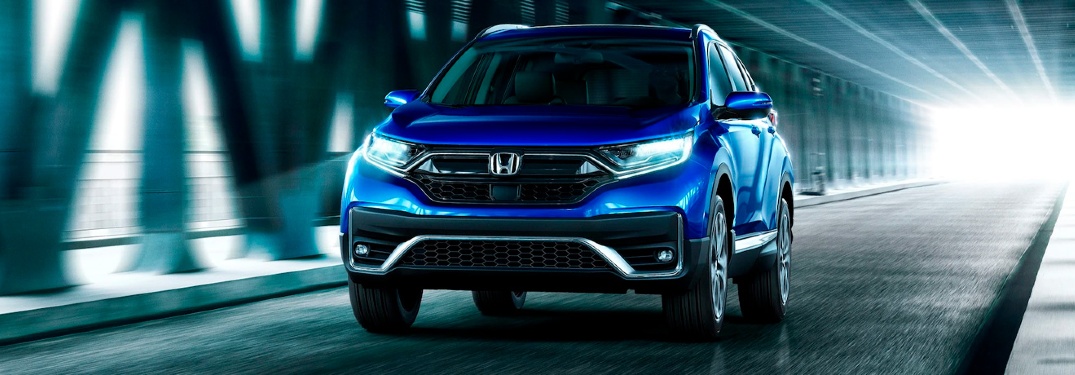 2021 Honda CR-V on a bridge