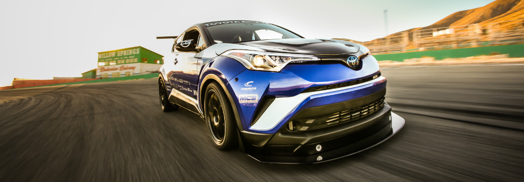2018 Toyota C-HR R-Tuned driving on test track