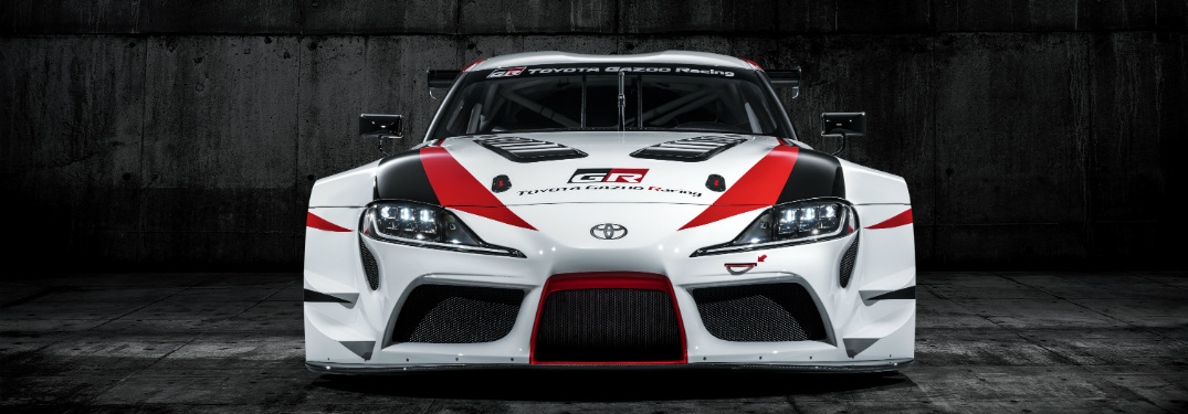 Front view of the new Toyota GR Supra Racing Concept