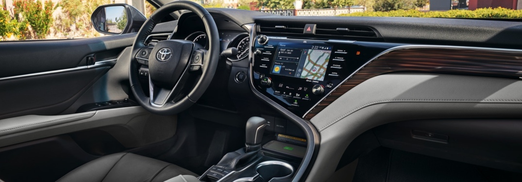 Front interior of the 2018 Toyota Camry