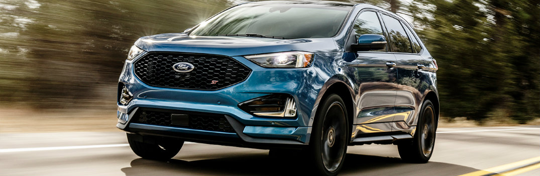 2020 Ford Edge on a sunny road