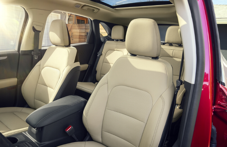 2020 Ford Escape seats view