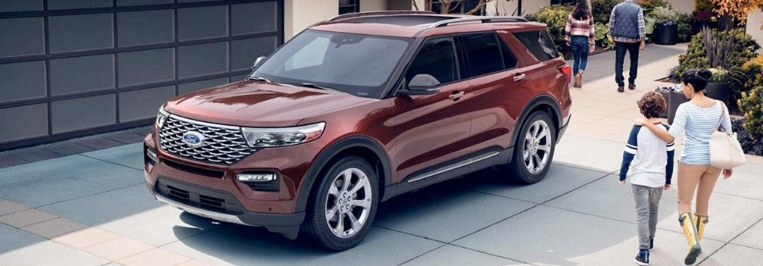 2020 Ford Explorer parked outside