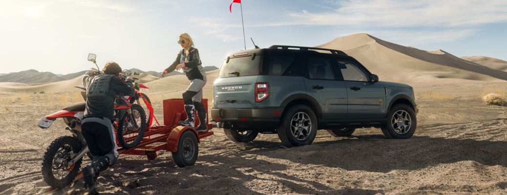 2021 Ford Bronco Sport SUV on sand