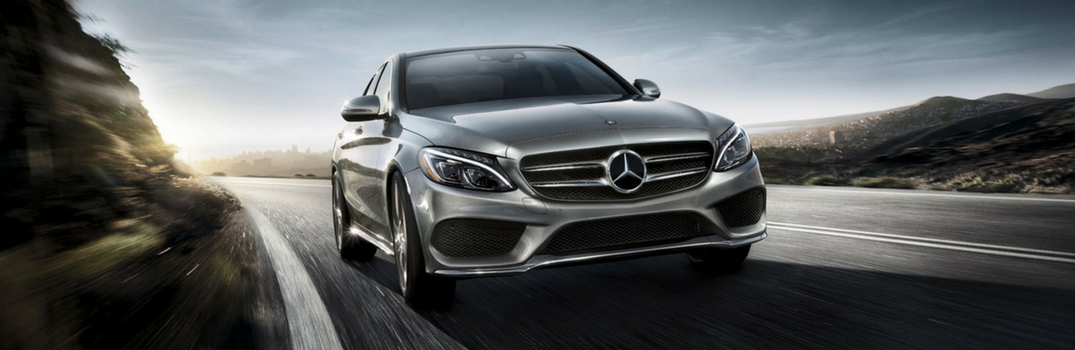 2018 Mercedes-Benz C-Class Sedan driving down road