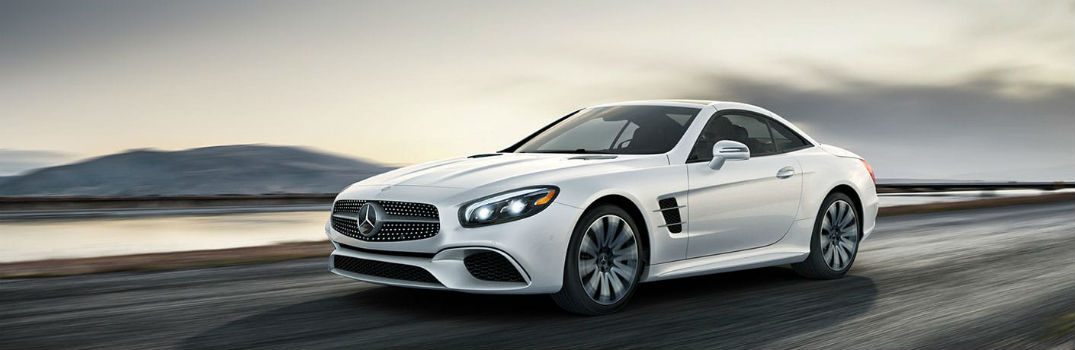 2020 MB SL Roadster on the road