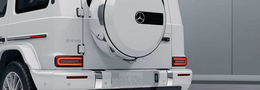 rear exterior of the 2020 Mercedes-Benz G-Class