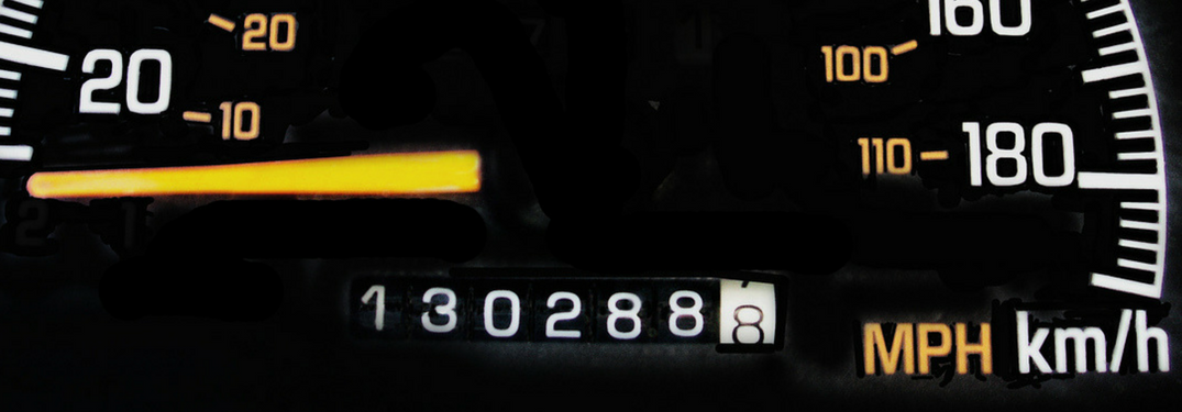 Odometer with 130,228 miles on it