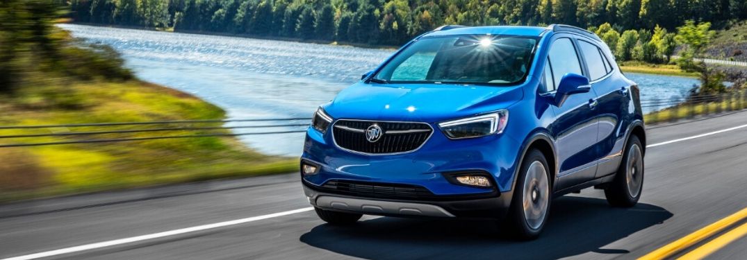 2019 Buick Encore driving on highway
